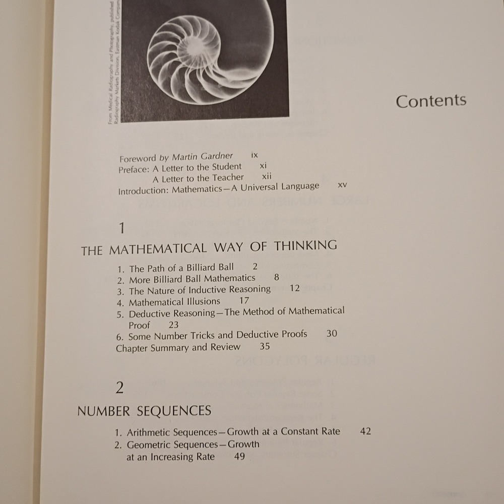 Mathematics: A Human Endeavor by Harold R Jacobs (hardcover, 1970) EUC VTG - Picture 6 of 9